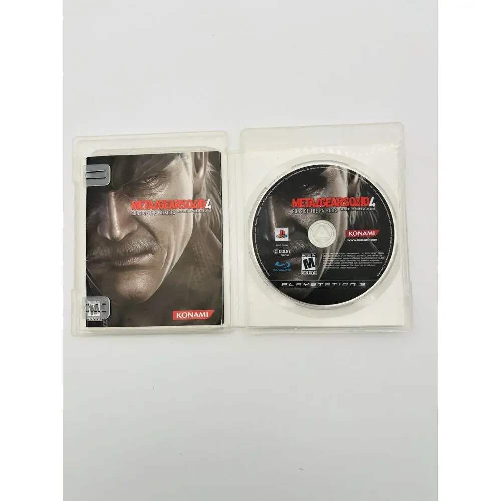 Metal Gear Solid 4 Guns of the Patriots PlayStation 3 PS3 CIB Complete Tested
